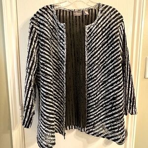 Chico’s Travelers Collection Zipper Jacket Size 2 (size 12 or L)